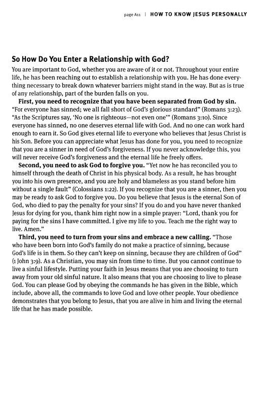 NLT Outreach Bible, Large Print Edition - Image 8