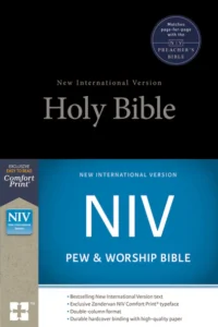 NIV, Pew and Worship Bible, Comfort Print