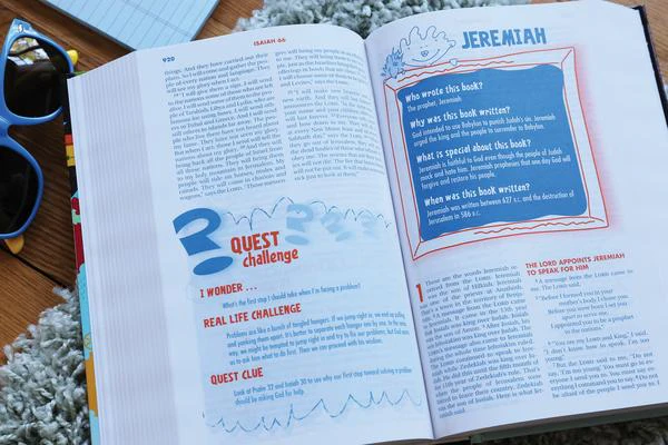 NIrV, Kids' Quest Study Bible: Answers to over 500 Questions about the Bible - Image 5