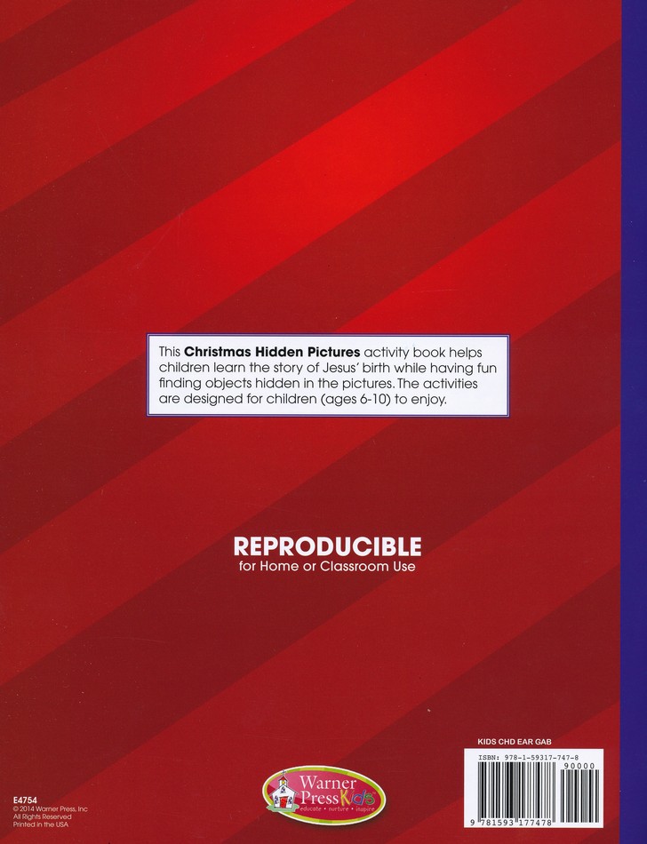 Christmas Hidden Pictures Coloring & Activity Book, Ages 6-10 - Image 2